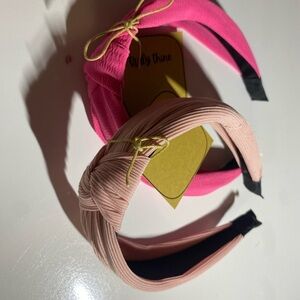 Stylish Hot Pink and Light Pink Headbands